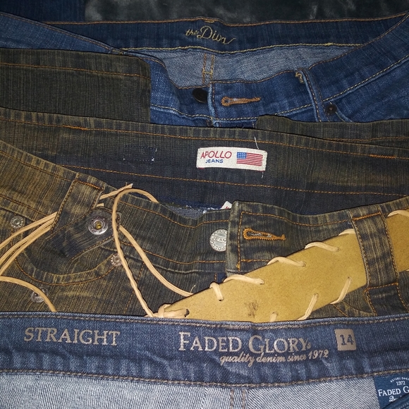 Bulk jeans never worn size 12 13 14 - Picture 2 of 2
